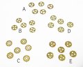 ネイル用メタル/ミニ歯車(約95枚)