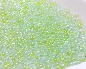 画像1: ノーホールガラスボール/グリーンミックス(10g)