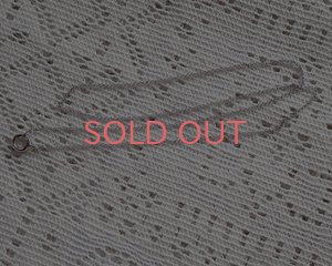 画像2: リングチェーン/本ロジウムメッキ/全長約40cm