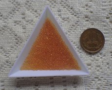 画像2: ノーホールガラスボール/ブラウンオーロラミックス(10g)/売り切りSALE 50%OFF (2)
