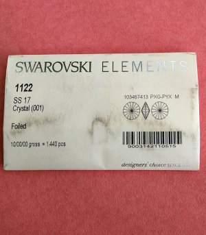 画像2: デッドストック/スワロフスキー/#1122/クリスタル/17ss(10個)