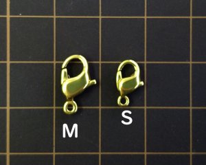 画像3: メッキなし真鍮/クラスプ/M(1個)