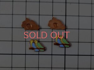 画像3: ヴィンテージ/USA/メタルパーツ/カラフルバード（1個）