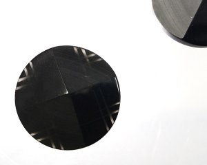 画像3: デッドストック/日本/プラスチックボタン/ブラックチェック/20mm(1個)