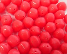 画像1: ヴィンテージ/ドイツ/ルーサイト/バルーン/キャンディピンク/約11mm(1個) (1)
