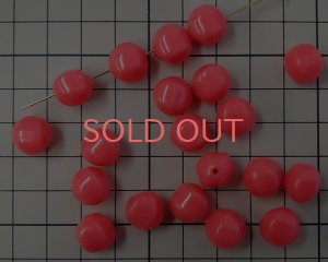 画像2: ヴィンテージ/ドイツ/ルーサイト/バルーン/キャンディピンク/約11mm(2個)