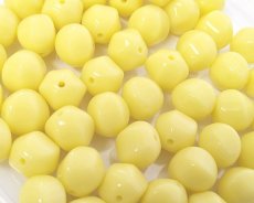 画像1: ヴィンテージ/ドイツ/ルーサイト/バルーン/ライトイエロー/約11mm(1個) (1)