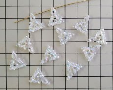 画像2: ヴィンテージ/ドイツ/プラスチック/トライアングルオーロラ(2個) (2)