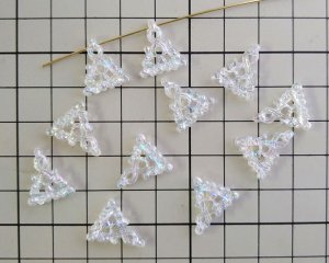 画像2: ヴィンテージ/ドイツ/プラスチック/トライアングルオーロラ(2個)