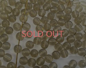 画像1: チェコガラスビーズ/ラウンド/ブラックダイヤモンド/6mm(10個)