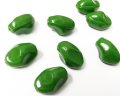 ヴィンテージ/ドイツ/プラスチック/ツイストオーバル/モスグリーン（1個）
