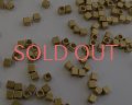 メッキなし真鍮/ビーズ/キューブ/約2.5mm（10個）