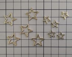 画像2: メタル/スターフープ/K16GP/17mm(1個) (2)