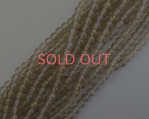 画像1: チェコガラスビーズ/ラウンド/グレイアイリス/約4mm(45個)