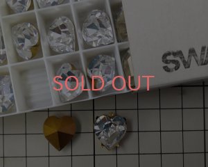 画像2: ヴィンテージ/スワロフスキー/#4800/クリスタル/15.4×14mm(1個)