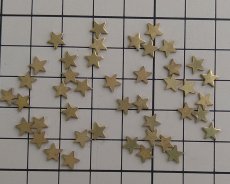 画像2: ヴィンテージ/USA/ブラススタンピング/フラットミニスター/約6mm(1個) (2)