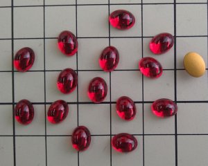 画像2: ヴィンテージ/スワロフスキー/2190/4/シャム/8×6mm(1個）