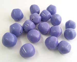 画像1: ヴィンテージ/ドイツ/ルーサイト/バルーン/ラベンダー/約15mm(2個)