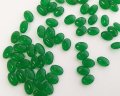 ヴィンテージ/ガラス/ジェイドグリーン/6×4mm(2個)