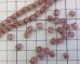 画像2: チェコガラスビーズ/アンティークスタイルオクタゴナル/ロザリン/約6×5mm（10個） (2)