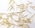 メッキなし真鍮/Tピン/約10mm/線径0.6mm(約100本)