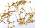 メッキなし真鍮/9ピン/約10mm/線径0.6mm(約100本)