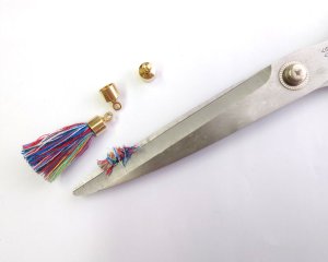 画像2: メッキなし真鍮/キャップパーツ(1個)