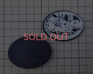 画像2: ns322/ヴィンテージ/ドイツ/プラスチックカメオ/馬車/約54×42mm/(1個)