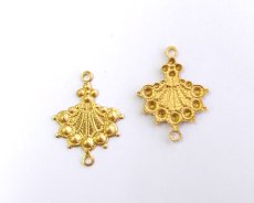 画像2: ブラス/USA/スタンピングファンコネクター(1個) (2)