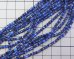 画像2: チェコガラスビーズ/ファイアポリッシュラウンド/クリア×ブルー×ブラック/3mm(20個) (2)