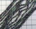 画像2: チェコガラスビーズ/ファイアポリッシュラウンド/クリア×グリーン×ブラック/3mm(20個) (2)
