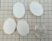 画像4: ns338/ヴィンテージ/ドイツ/プラスチックカボション/グレイローズ/約40×30mm(1個） (4)