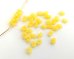 画像1: チェコガラスビーズ/ファルファーレ/ミルキーレモン/約3.2×6.5mm(約5g) (1)