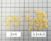画像2: チェコガラスビーズ/ファルファーレ/ミルキーレモン/約4×2mm(約5g) (2)