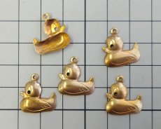 画像2: ブラスチャーム/あひる(1個) (2)