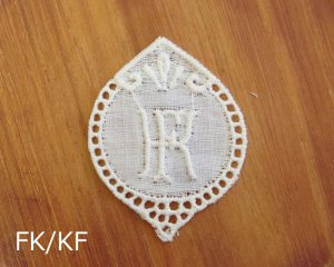 画像6: ヴィンテージ/ドイツ/イニシャルレース(1枚)