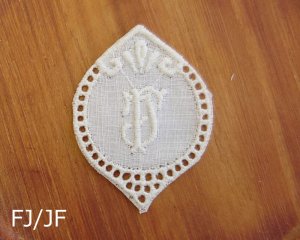 画像7: ヴィンテージ/ドイツ/イニシャルレース(1枚)