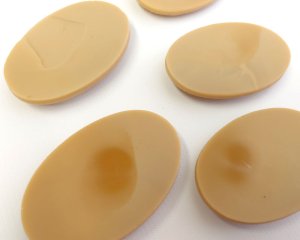 画像2: ns354/ヴィンテージ/ドイツ/ガラスカメオ/秤/約54×34mm(1個）