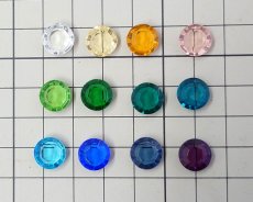 画像3: ヴィンテージ/ドイツ/ガラス/シャネルストーン/クリスタル/47ss(1個) (3)