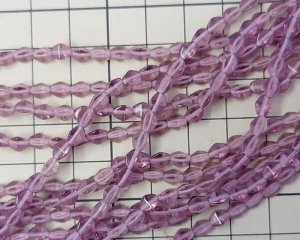 画像2: チェコガラスビーズ/ミニピンチ/アメシスト/約5×3mm(10個）