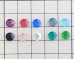 画像2: ヴィンテージ/ドイツ/ガラス/シャネルストーン/トパーズ/29ss(1個) (2)