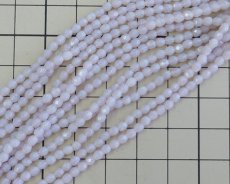 画像2: チェコガラスビーズ/ファイアポリッシュラウンド/ミルキーパープル/約3mm(20個) (2)