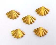 画像3: ヴィンテージ/USA/ブラススタンピング/ファン（1個） (3)