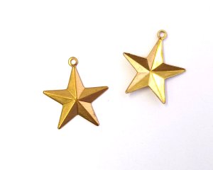 画像1: ブラスチャーム/スター（1個）