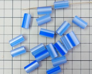 画像2: ヴィンテージ/USA/ルーサイト/ブルーストライプピラー（1個）