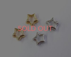 画像1: メタルパーツ/スター(1個)