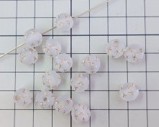 画像3: プラスチックビーズ/フロストラウンド/ゴールドスター(2個) (3)