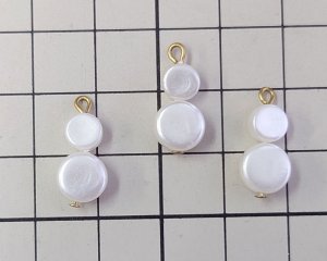 画像2: ヴィンテージ/日本/プラスチックパールチャーム（1個）