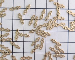 画像2: メッキなし真鍮コネクターG（2個）
