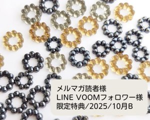 画像1: 限定特典/2025/10月B(ヴィンテージガラスパーツ4個)